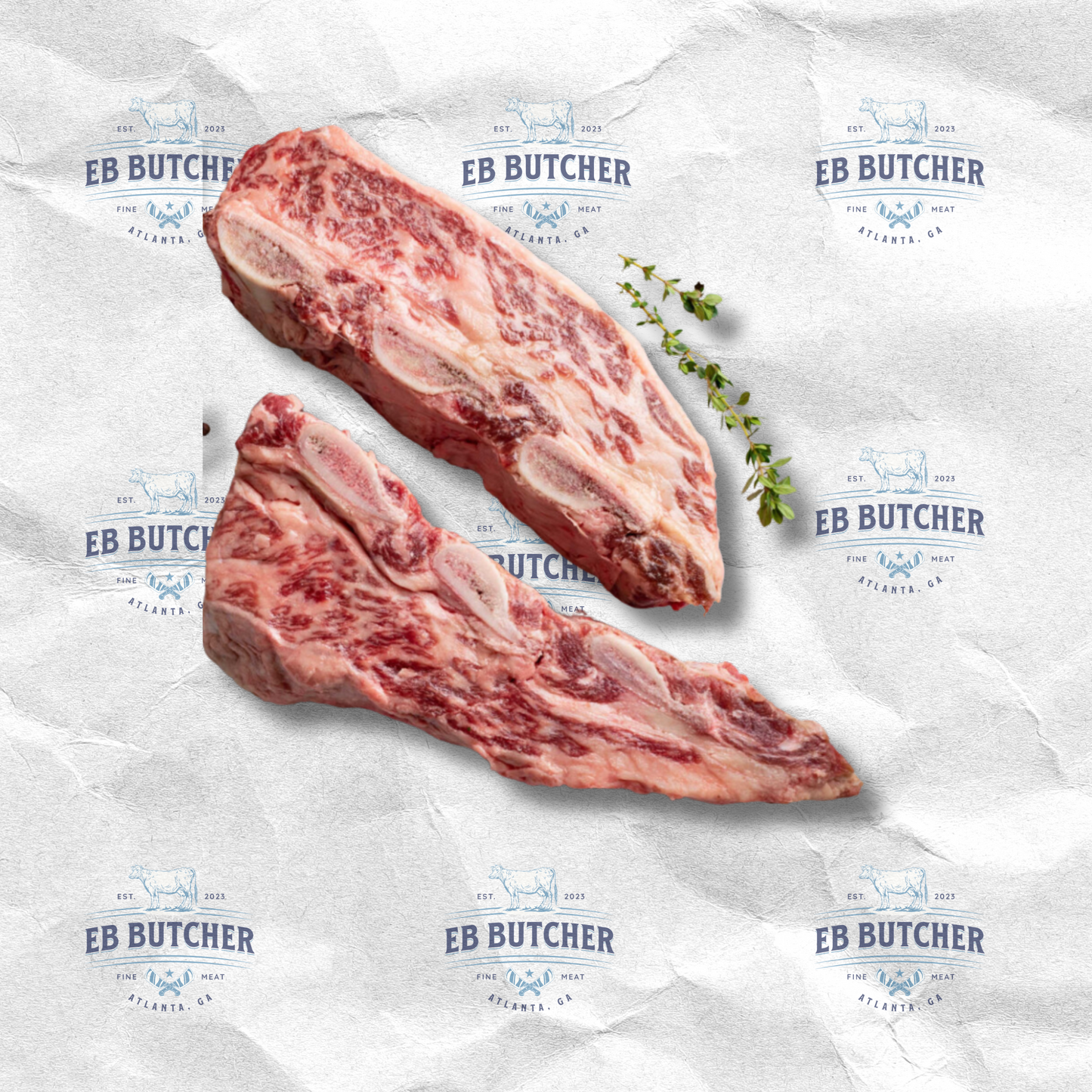 3- Bone Beef Flanken ($29.99 X lb 2 pc approx 1.25lbs)